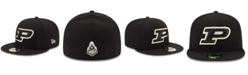 New Era Men's Black Purdue Boilermakers Basic 59FIFTY Fitted Hat
